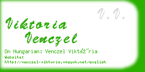 viktoria venczel business card